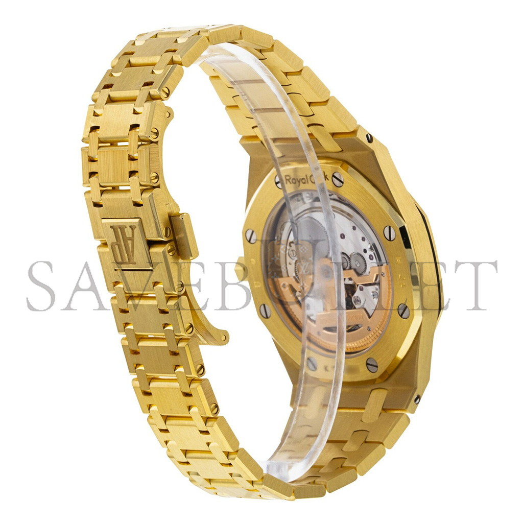 audemars P*g*et royal oak 18k yellow gold 39mm watch 15202ba.oo.1240ba.01